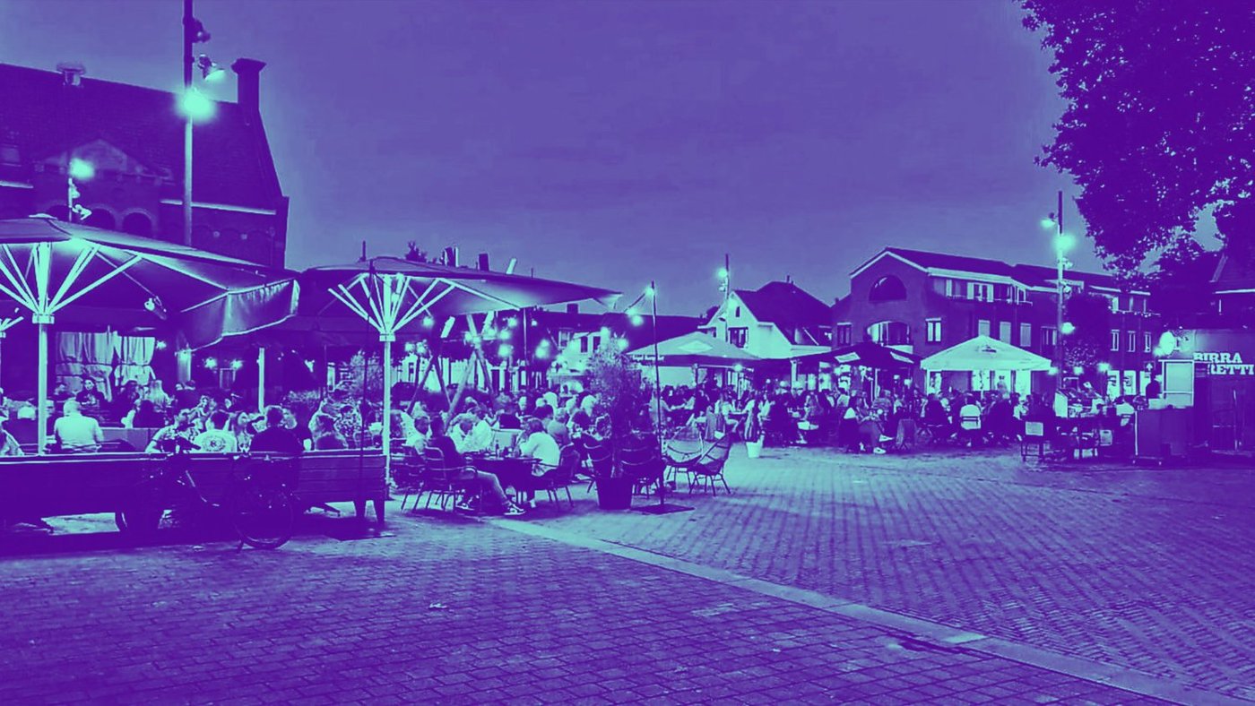 Het Raadhuisplein in Drunen, locatiebeeld van de evenementenwebsite