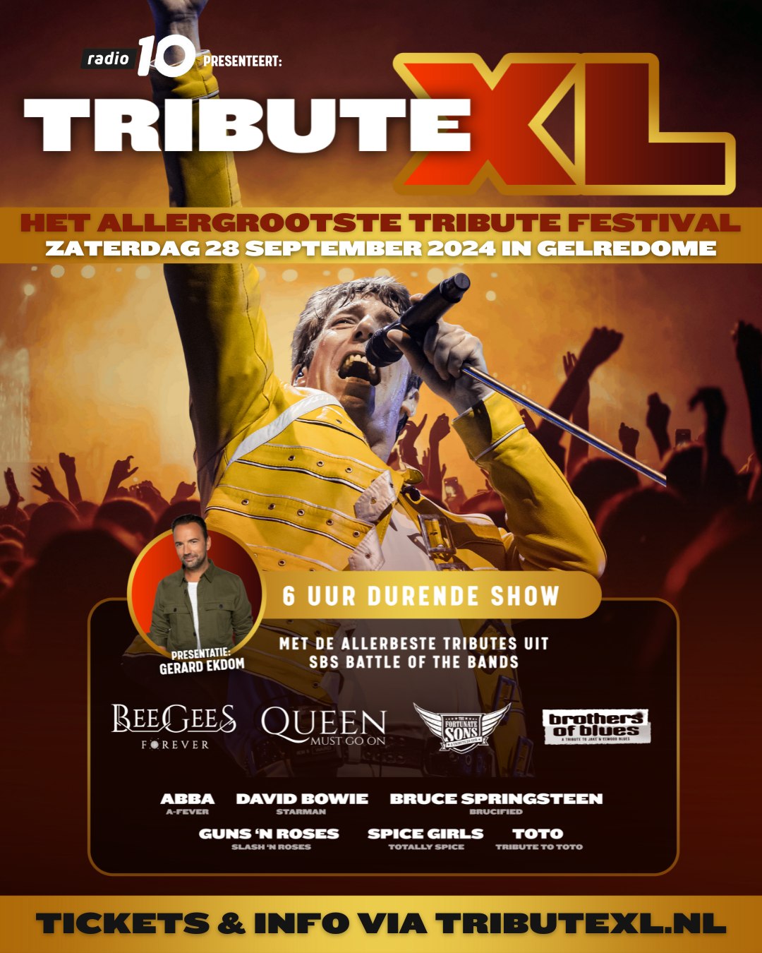 Offici&euml;le evenementposter van Tribute XL in GelreDome